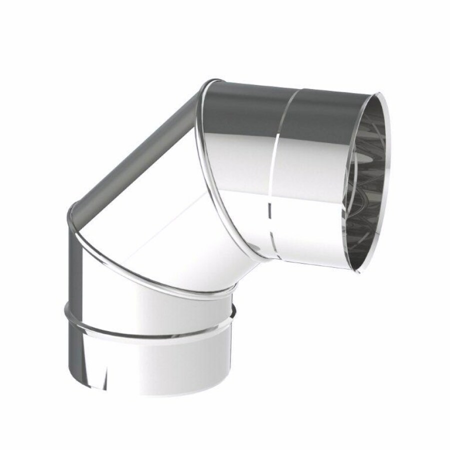 INOX 316 EW BOCHT 90° Ø 125