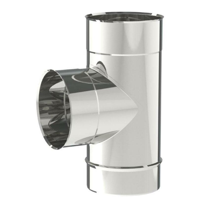 INOX 316 EW T-STUK 90° Ø 125
