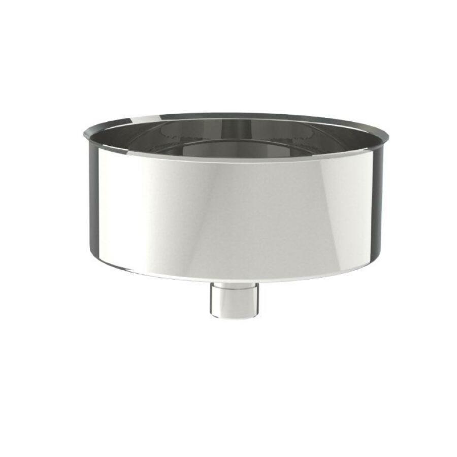 INOX 316 EW STOP MET AFLOOP Ø 180