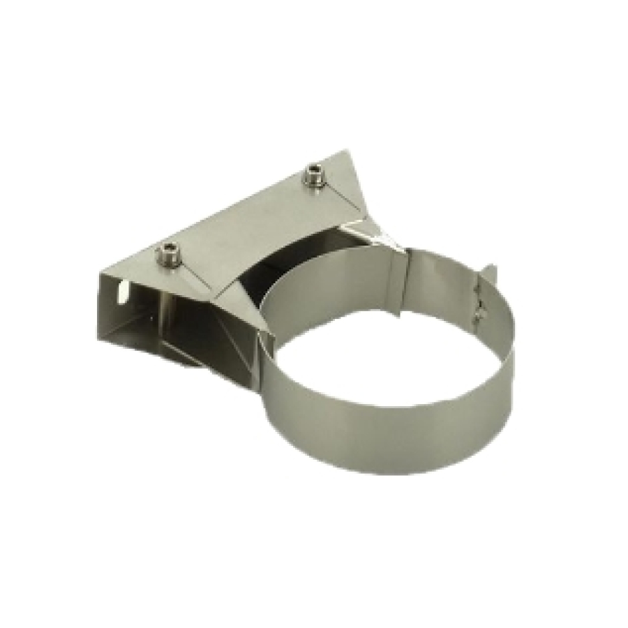 INOX EW 316 MUURSTEUNBEUGEL 50-90 MM Ø 80