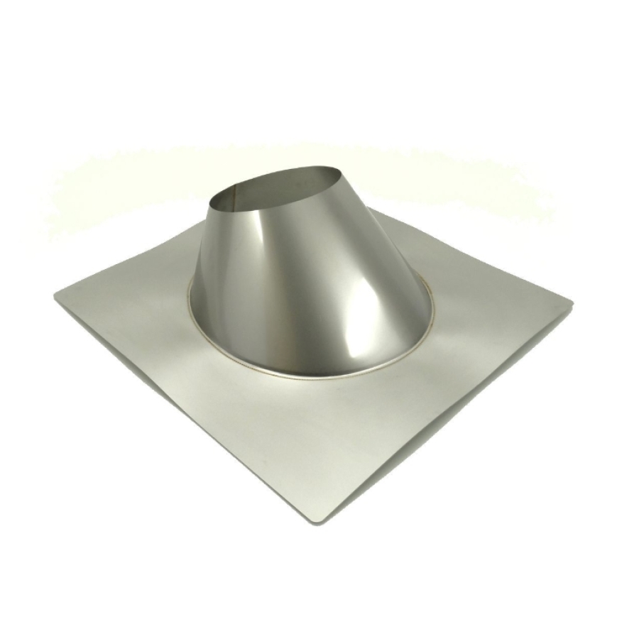 INOX 304 EW LOODSLABBE MET KROES 5-30° Ø 100
