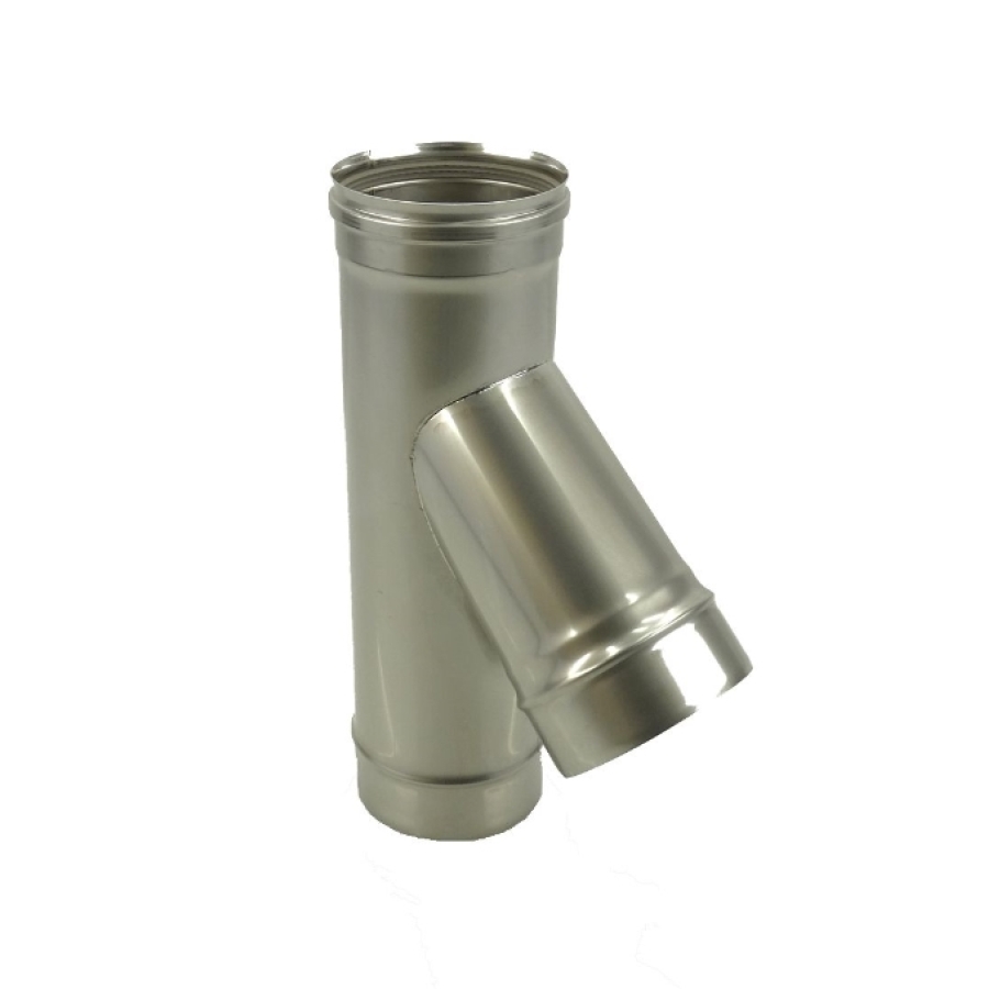 INOX 316 SP T 45° Ø 100 + JOINT SILICONE