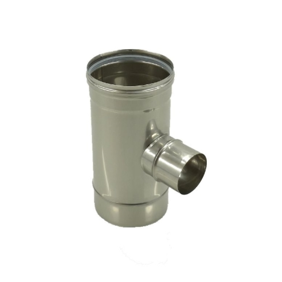 INOX EW 316 + SILICONERING Ø 200/100/200 T 90°