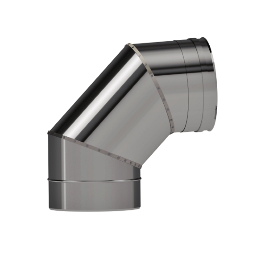 CASCADE OVERDR. BOCHT 87° 110/180 INOX/INOX
