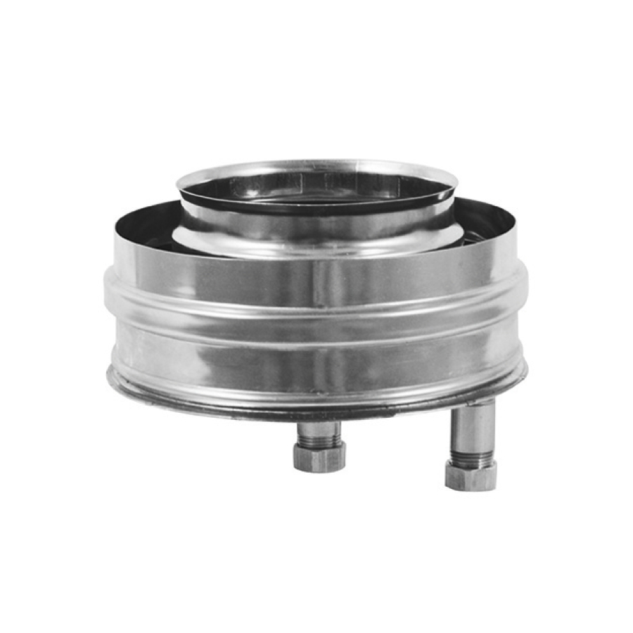 CLV OVERDR. LEKDOP 130/200 INOX/INOX