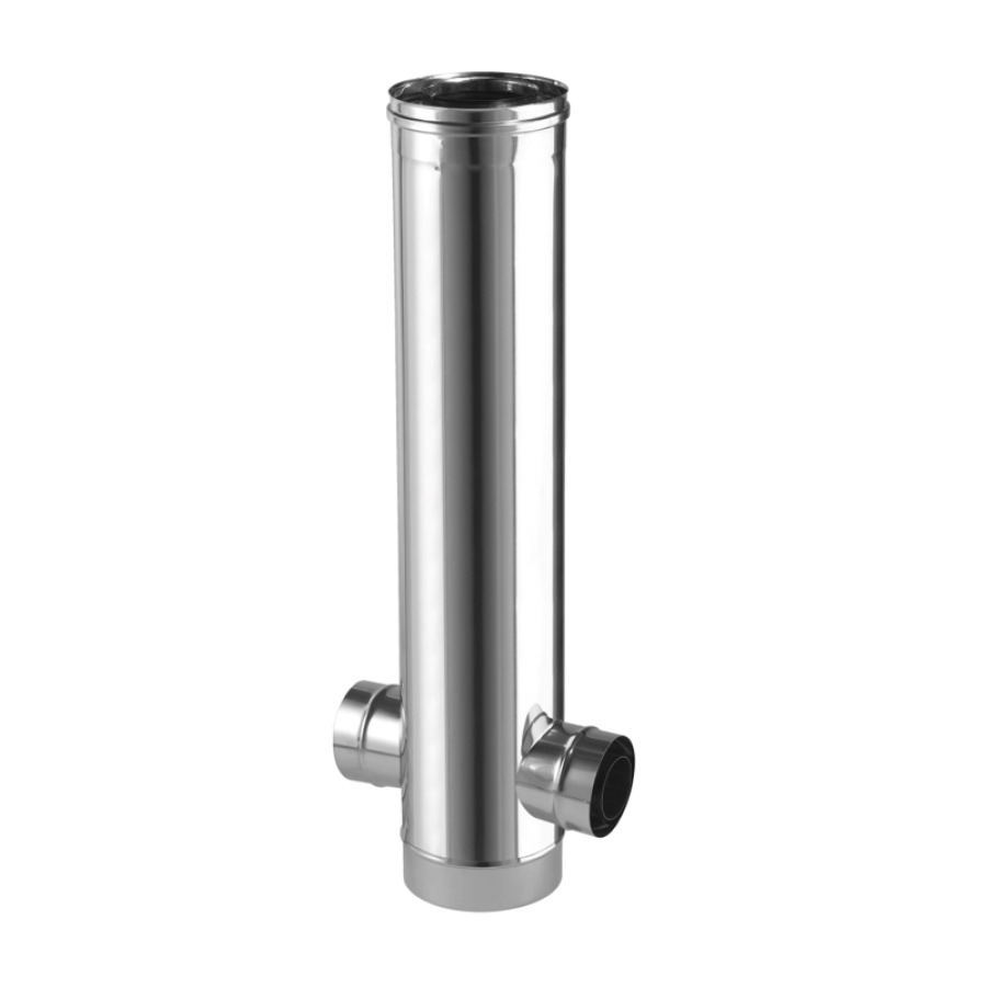 CLV SP. 180° T93° 60/100 1000 MM 230/350 INOX/INOX