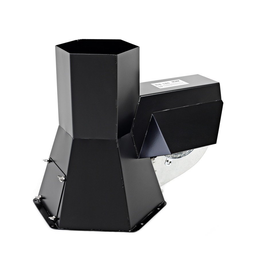 K W INJEKT VENTILATOR ZWART RS180 (130-200)