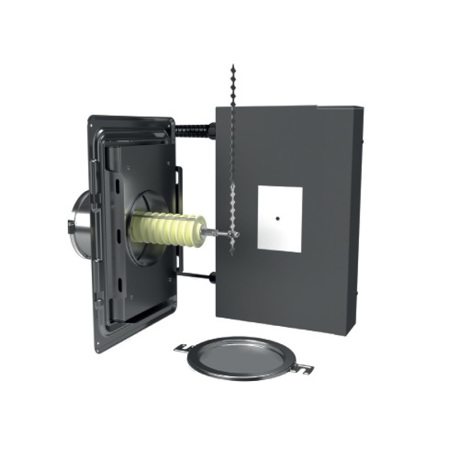 K W AIRJEKT 1 + PORTE POUR CHEMINEE EN BRIQUES