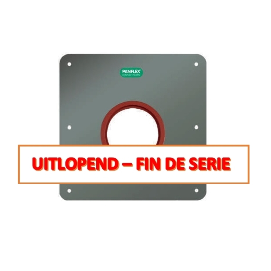 PP 120 FLEXIBLE ROAX Ø 100 PLAQUE MURALE F