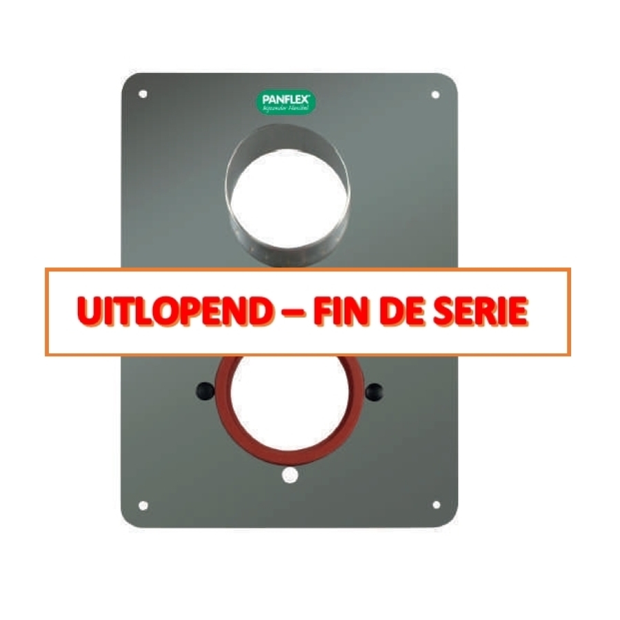 PP 120 FLEXIBLE ROAX Ø 100 PLAQUE MURALE F/A