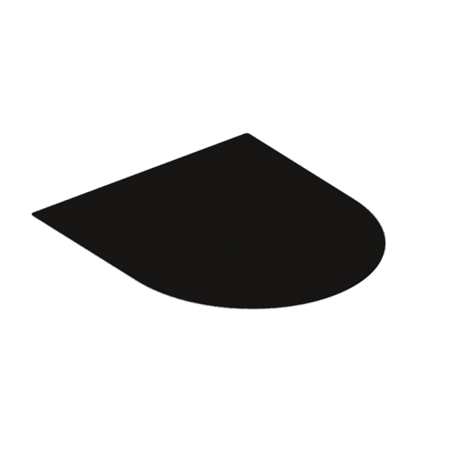 ACIER 2.0 MM NOIR MAT PLAQUE DE SOL 1000X900 MM