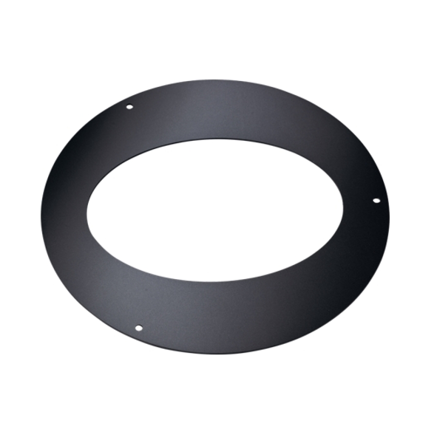 ACIER 2.0 MM NOIR MAT Ø 180 ROSACE ELLIPTIQUE