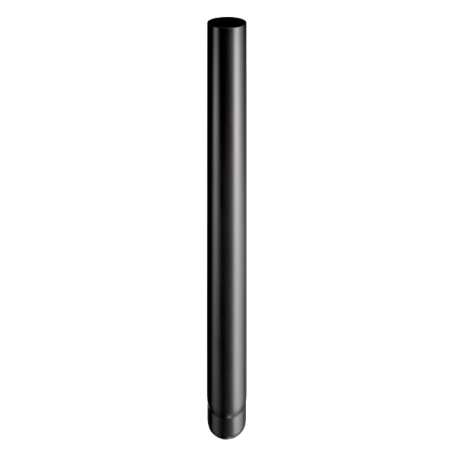 STAAL 2.0 MM MAT ZWART Ø 200 2000MM