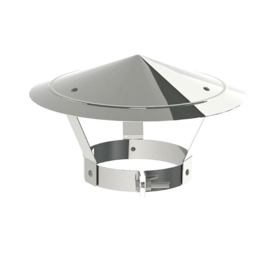 INOX 316 REGENKAP Ø 180