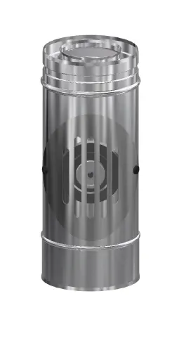 UK+ INOX CONC LUIK MET LUCHTTOEVOER 100/150