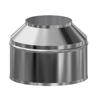 UK+ INOX CONC OPEN EINDST DICHT 100/150