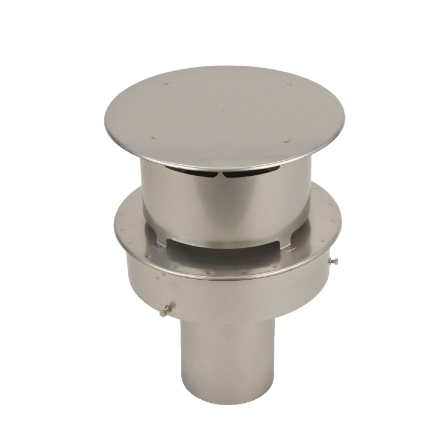 INOX GESL RGA TOPEINDSTUK 80/125 UK