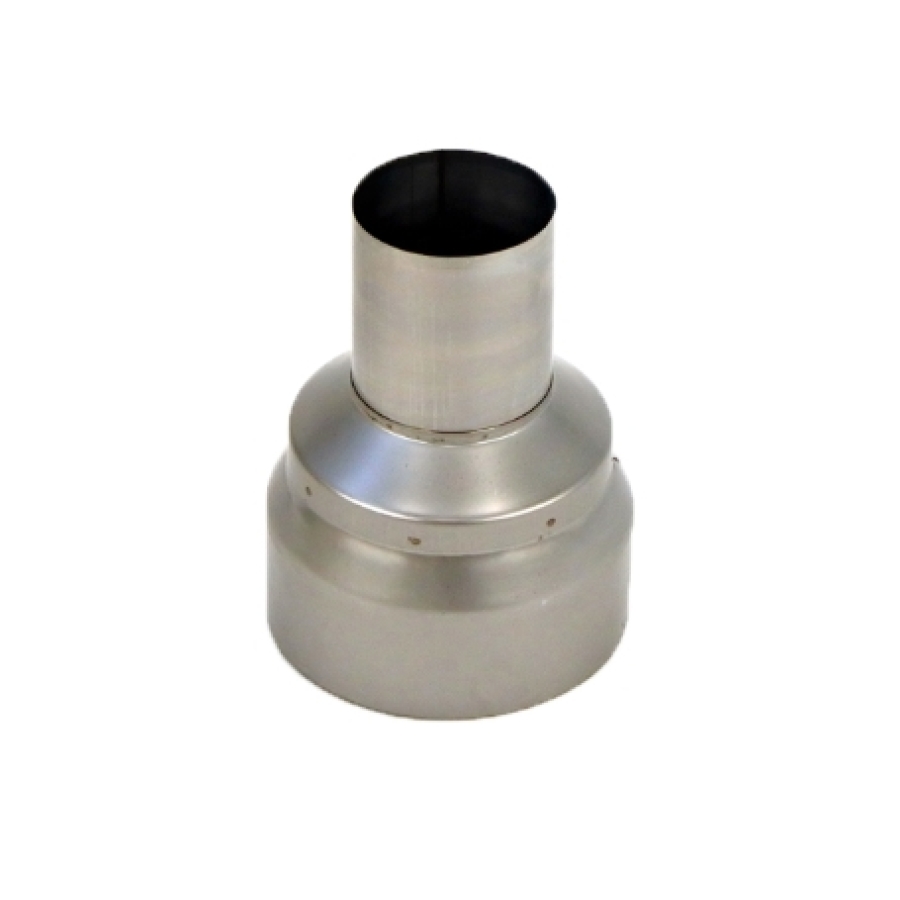 INOX GESL RGA TOPEINDSTUK 80/125 UKLA