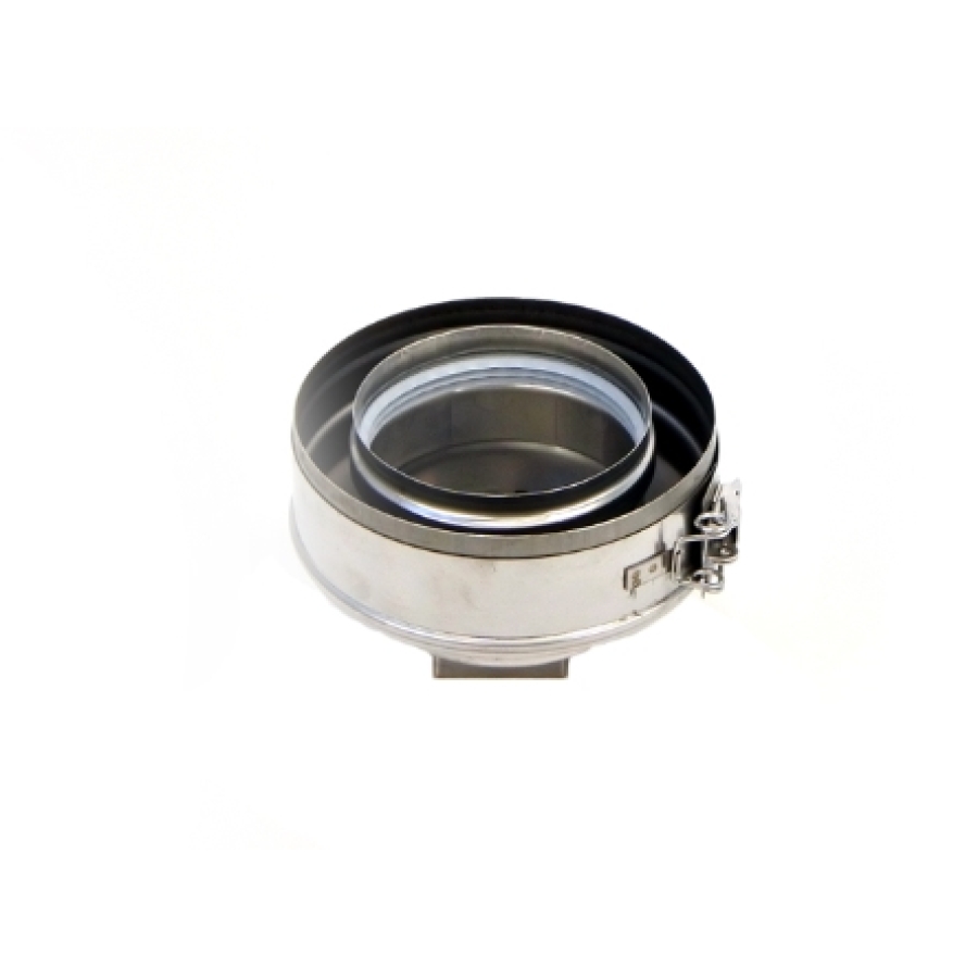 INOX GESL RGA EINDDOP 100/150 UK