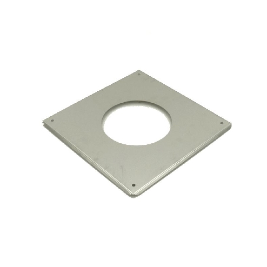 INOX GESL RGA MUURPLAAT 100/150 UK