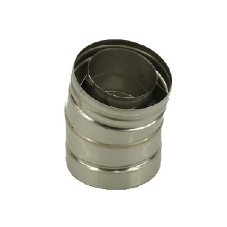 INOX CONCENTRIQUE COUDE 15° 100/150 US