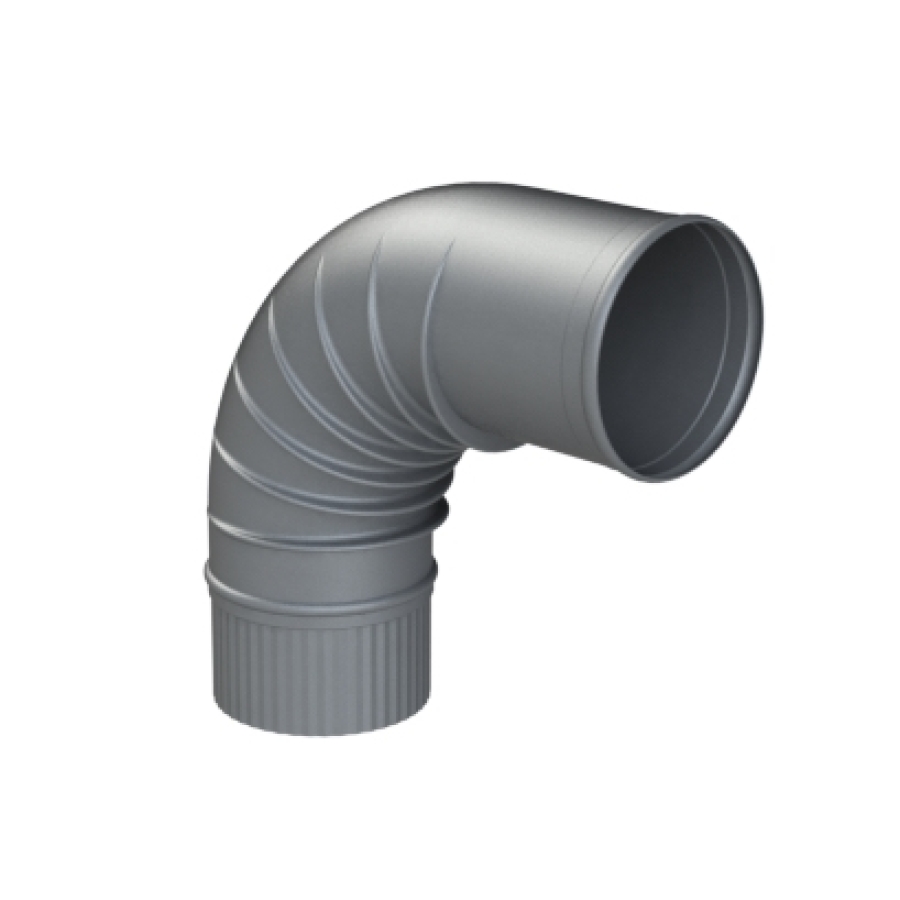 ALU SP COUDE 90° Ø 200