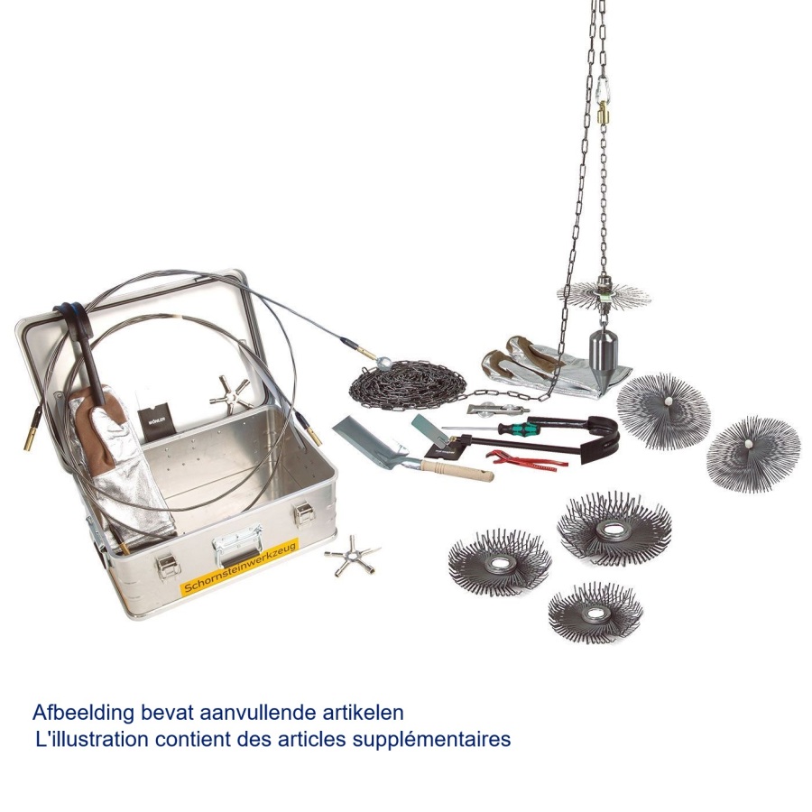 ENSEMBLE D'OUTILS DE CHEMINÉE DE POMPIERS V2