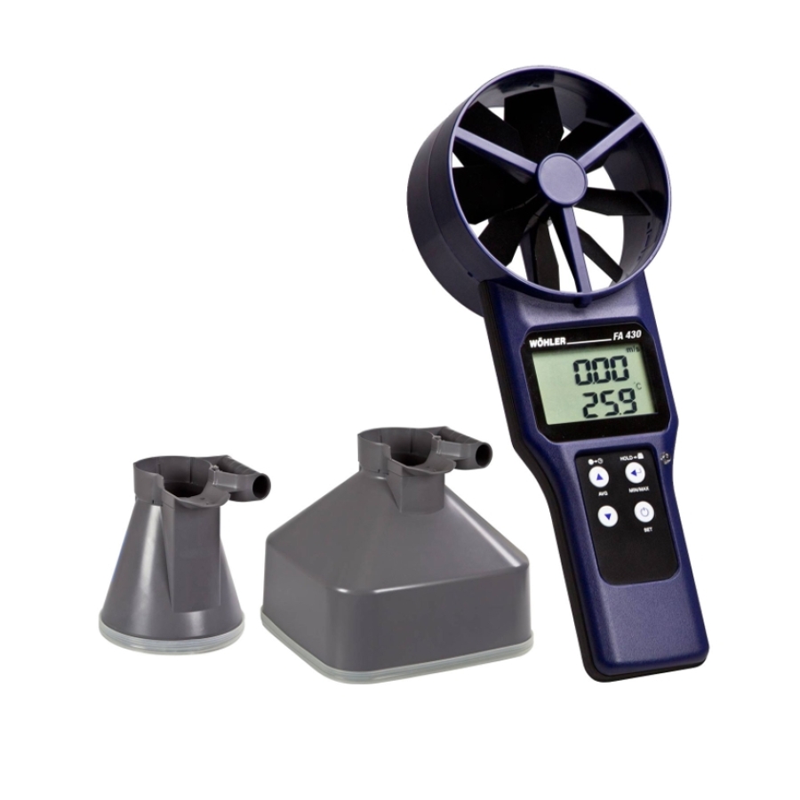 WÖHLER ANEMOMETRE FA 410 + SET