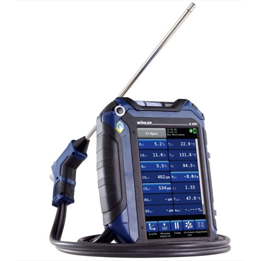 WÖHLER A 550L ANALYSEUR DE COMBUSTION 4745