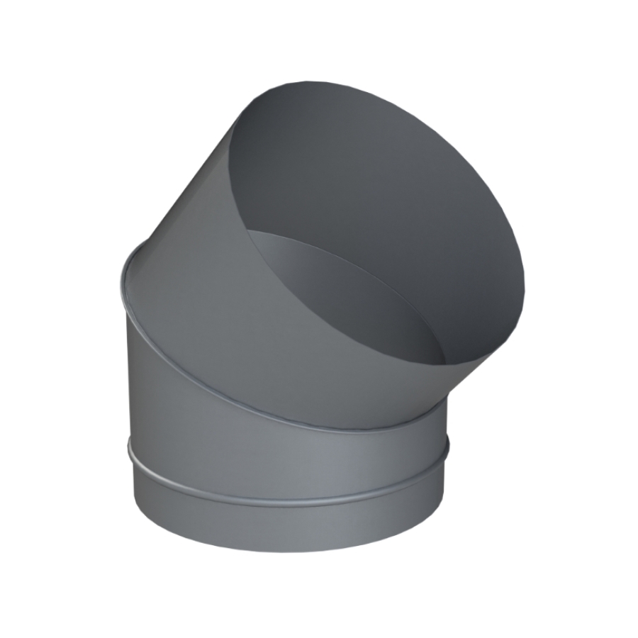 ALU SP COUDE 45° Ø 250