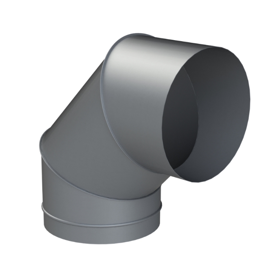 ALU SP COUDE 90° Ø 250