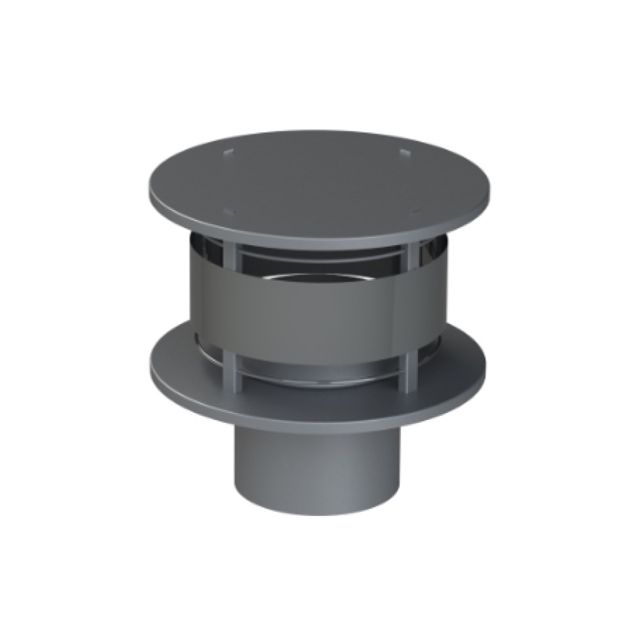 ALU ENKELWANDIG TREGAKAP BLANK Ø 250