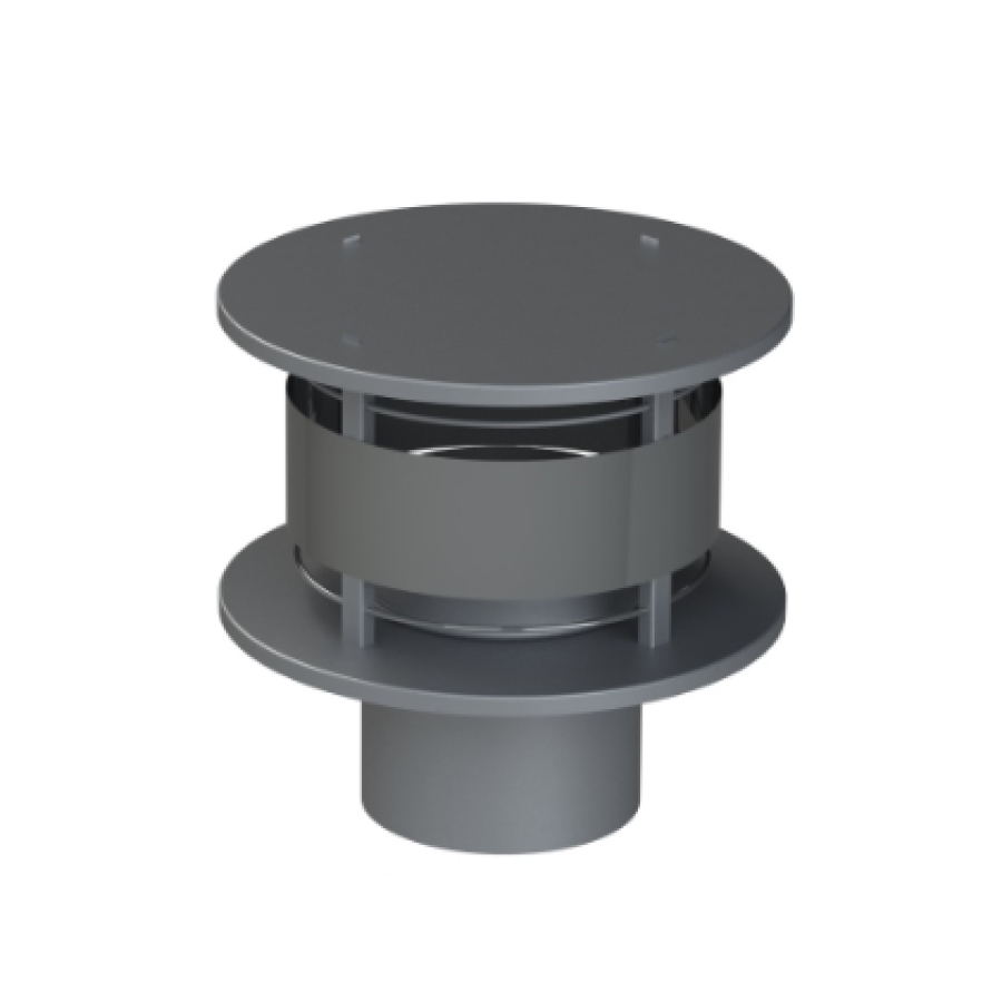 ALU ENKELWANDIG TREGAKAP BLANK Ø 300