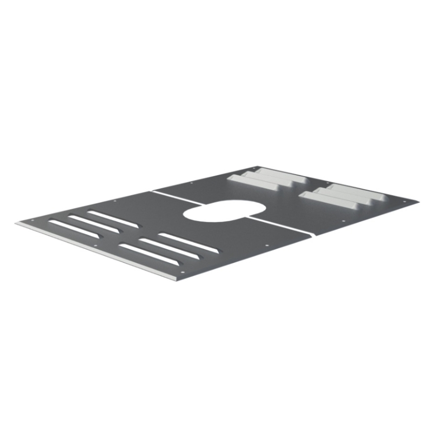 GALVA AFDICHTPLATEN PER SET Ø 110/124