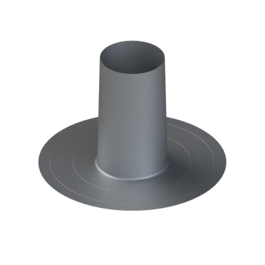PLAKPLAAT ALU H250MM Ø60/100 - Ø80/125 (135MM)