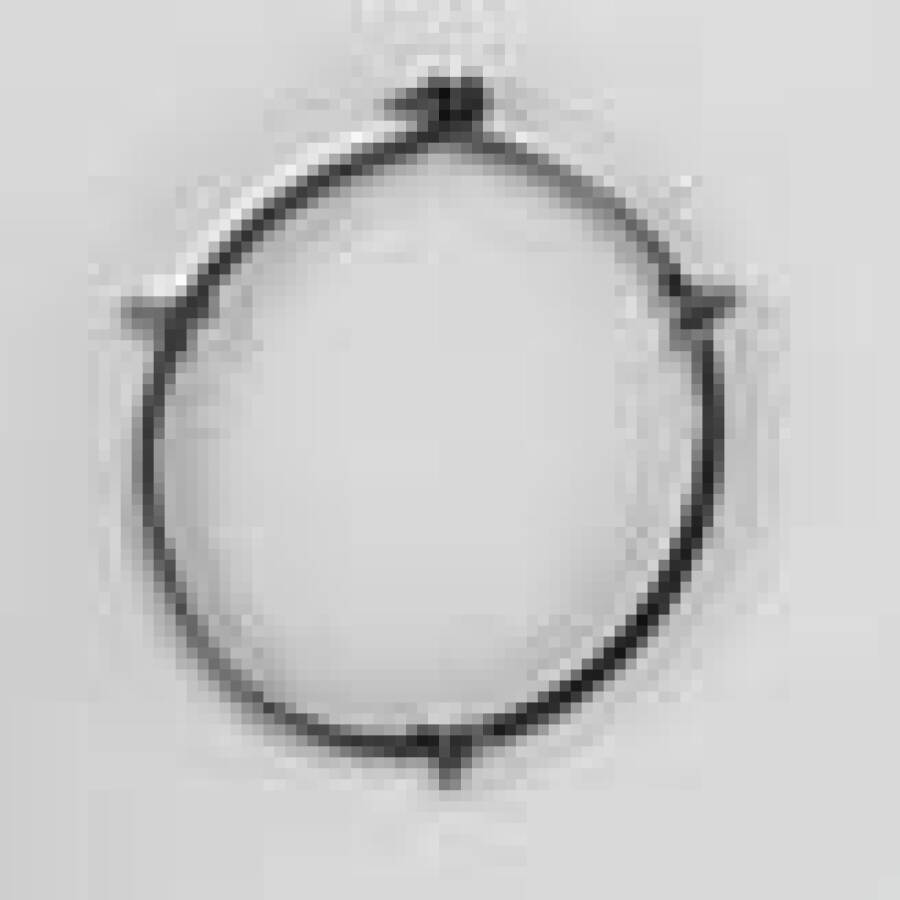 ALU-GALVA DW TUIDRAADBEUGEL Ø 130/164