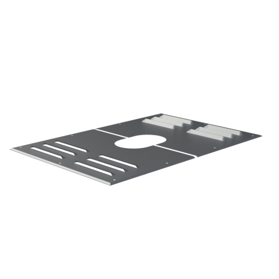 GALVA AFDICHTPLATEN PER SET Ø 200/214