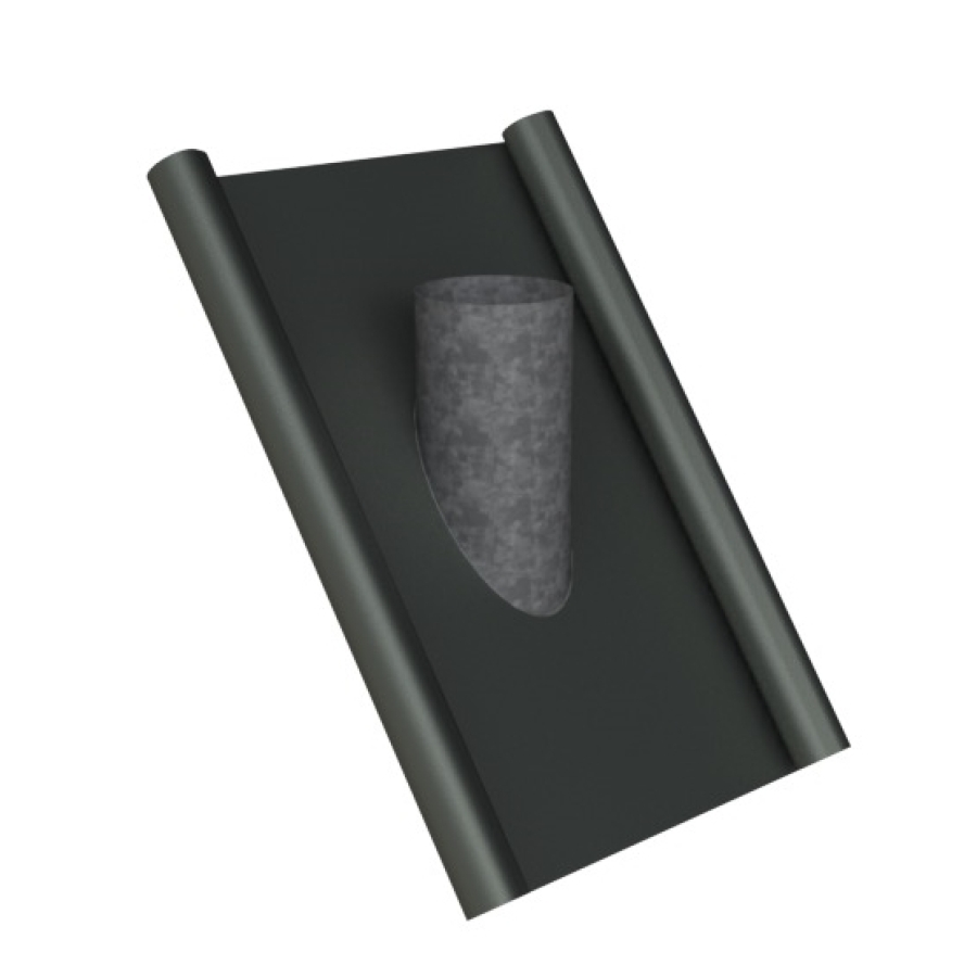 UNIVERSELE LOODPAN HELLEND DAK 38-42° Ø 200