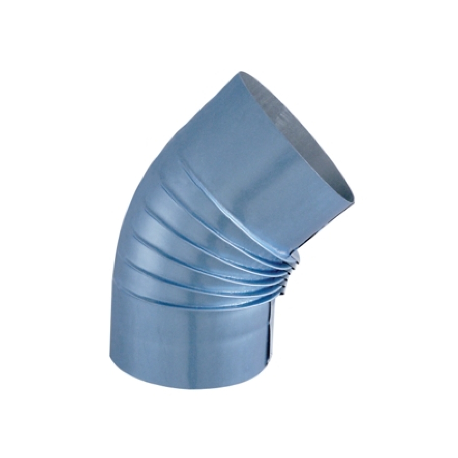 ALUMINE COUDE 45° Ø 125