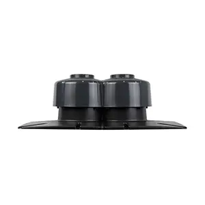 ATEC PP120 DAKPLAAT 2 X ROOK/LUCHT Ø 80 MM