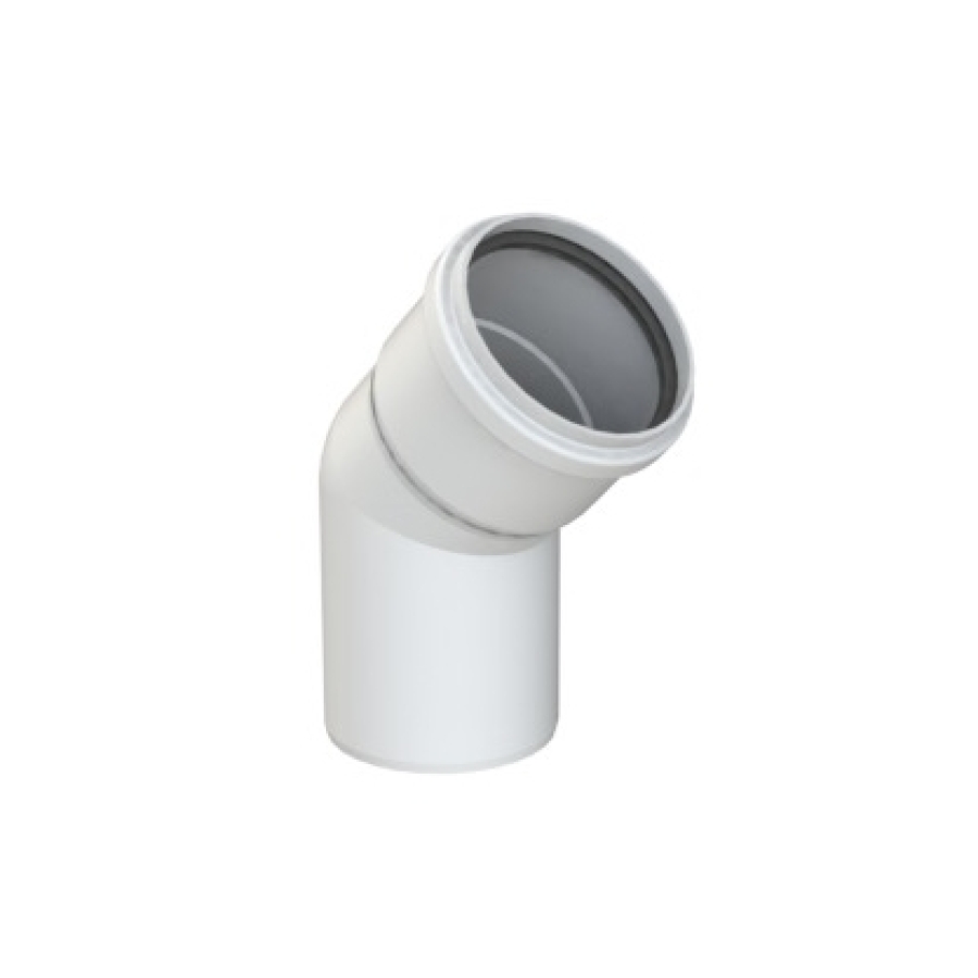 COXDENS PP120 BOCHT 45° Ø 80