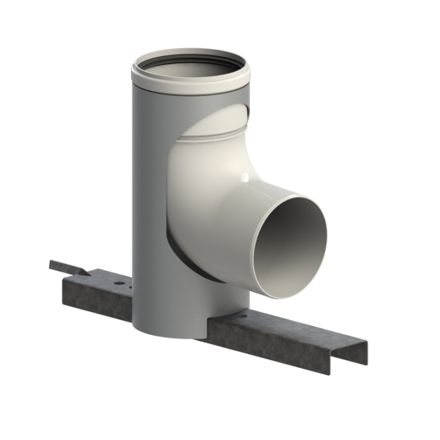 COXDENS PP120 ENSEMBLE COUDE DE GAINE 87° Ø 100