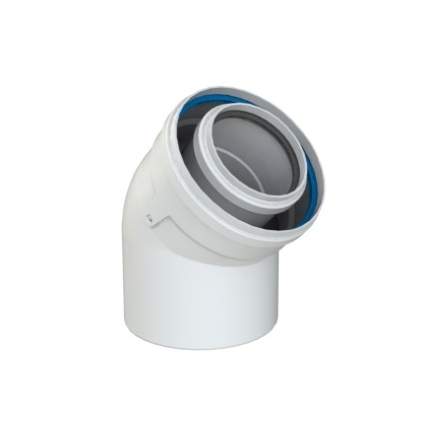 COXDENS PP120/ALU COUDE 45° 60/100