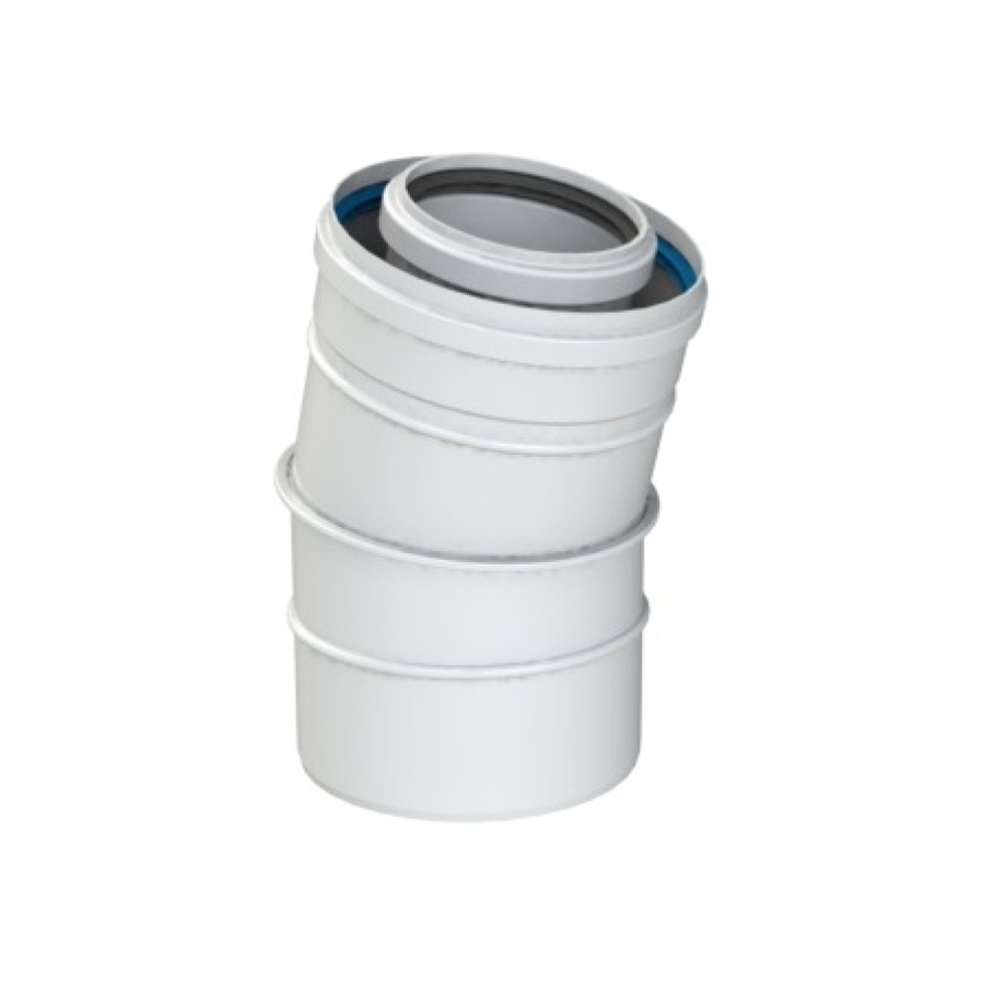 COXDENS PP120/ALU COUDE 15° 80/125
