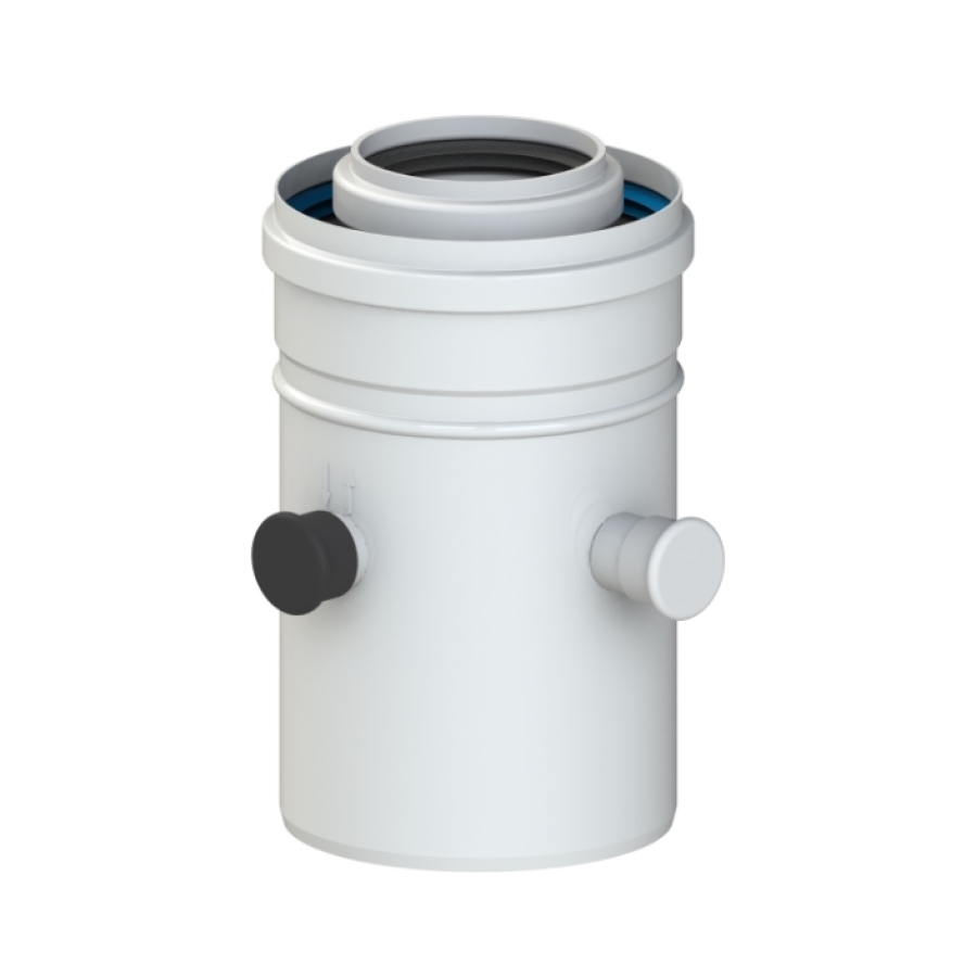COXDENS PP120/ALU MEETNIPPEL RGA + LT 80/125
