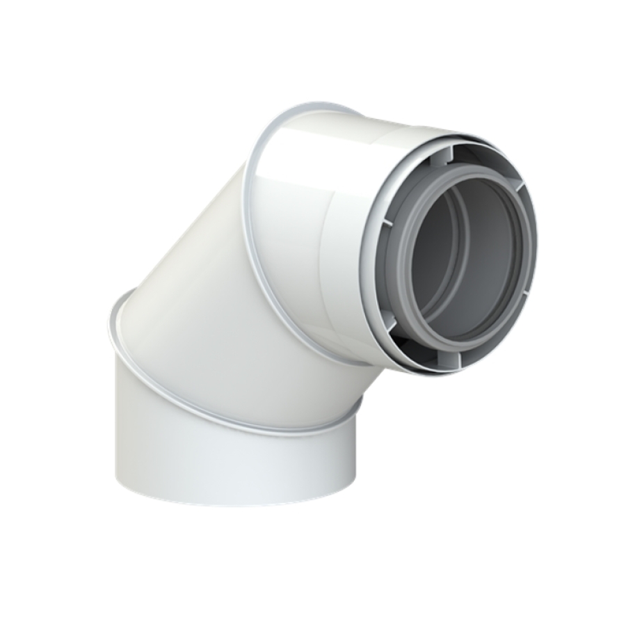 CONNEXT PP120/ALU COUDE 90° 110/160