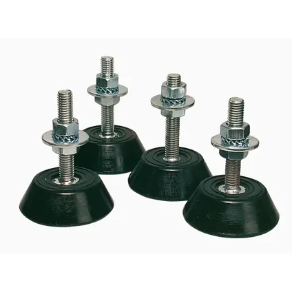ANTI TRILLING DEMPER S40 Ø35x33xØ43 - 4 stuks