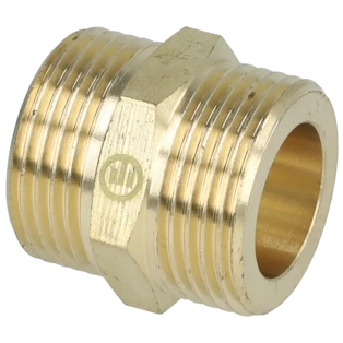 DUBBELE NIPPEL 3/4" US/US BREED