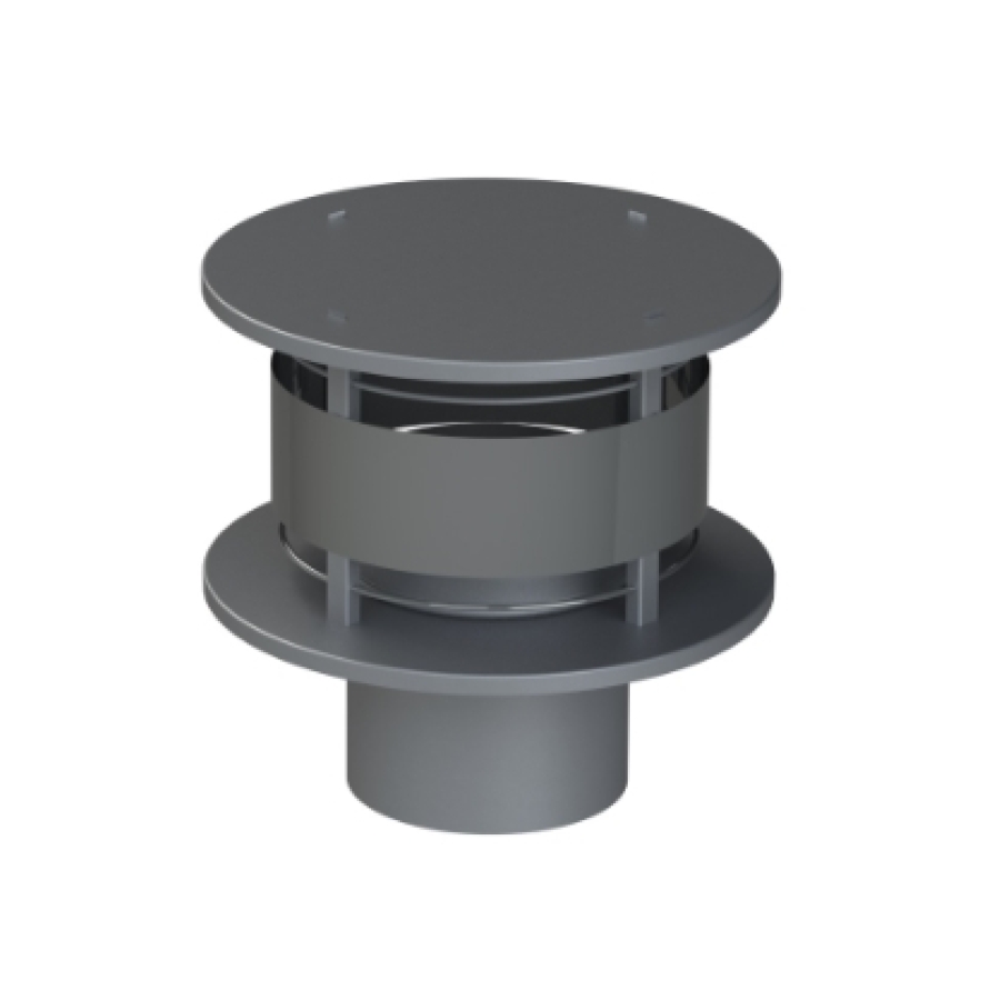 ALU SP CHAPEAU ANTI-REFOULEUR Ø 100