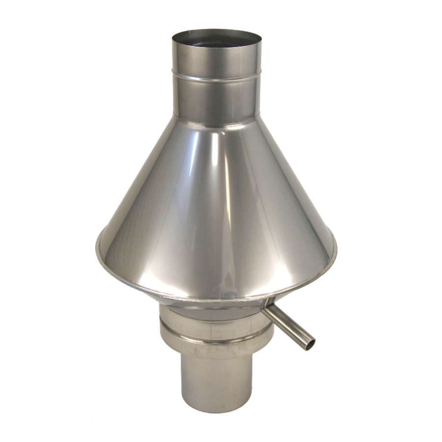 DP INOX SERIE MF CHAPEAU AVEC DEFLECTEUR Ø 180